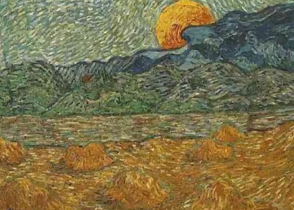 van gogh sunrise painting