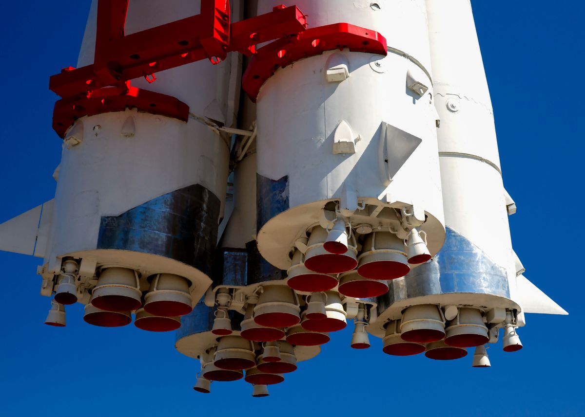 'Cluster Of Rocket Engines' Poster, picture, metal print, paint by Art ...