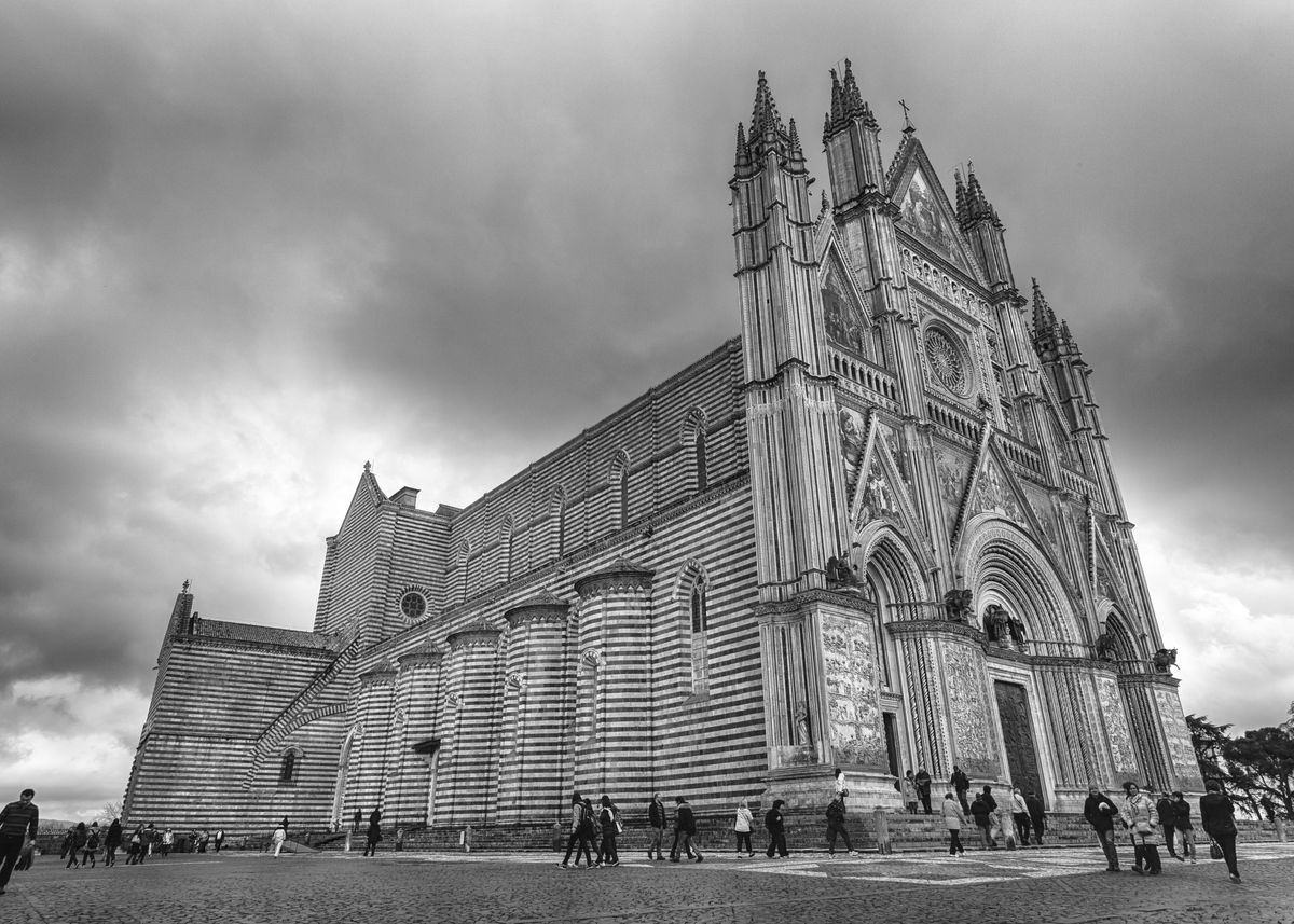 'A view of Orvieto' Poster, picture, metal print, paint by Giuseppe ...