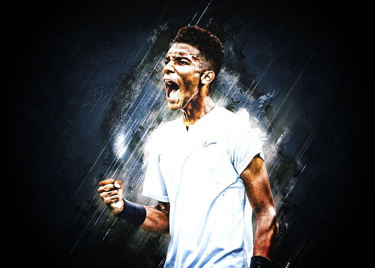 'Felix AugerAliassime canad' Poster by connerwebster | Displate
