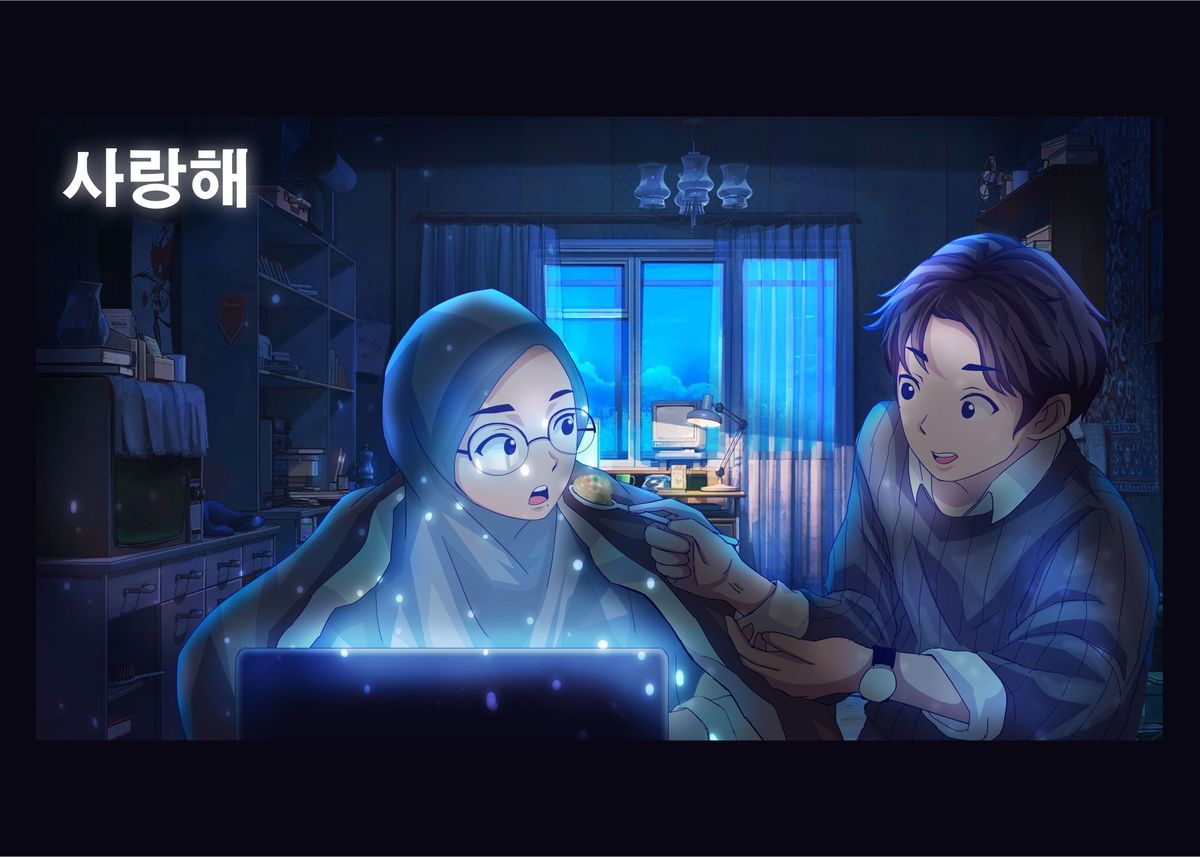 'anime style' Poster by vectorART Displate