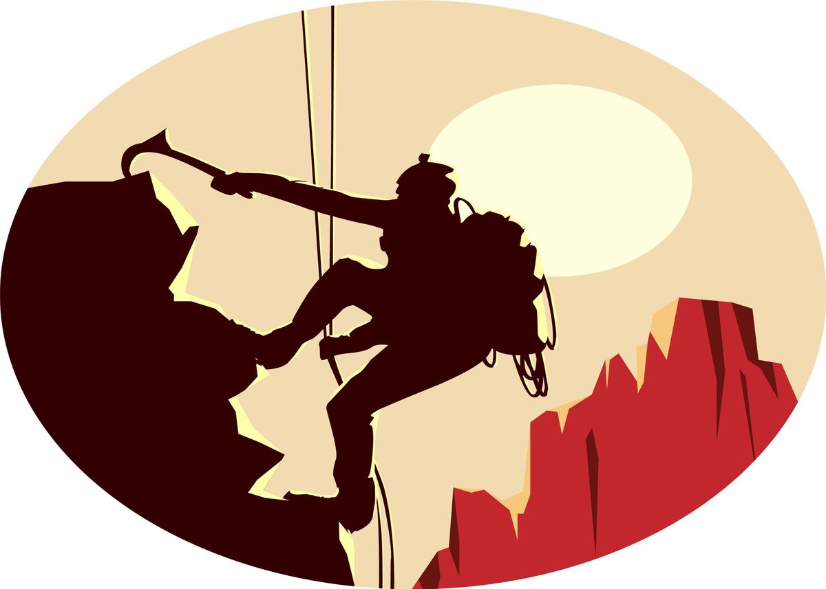 'Circle Shape Climber' Poster by Create Purkarthofer Displate