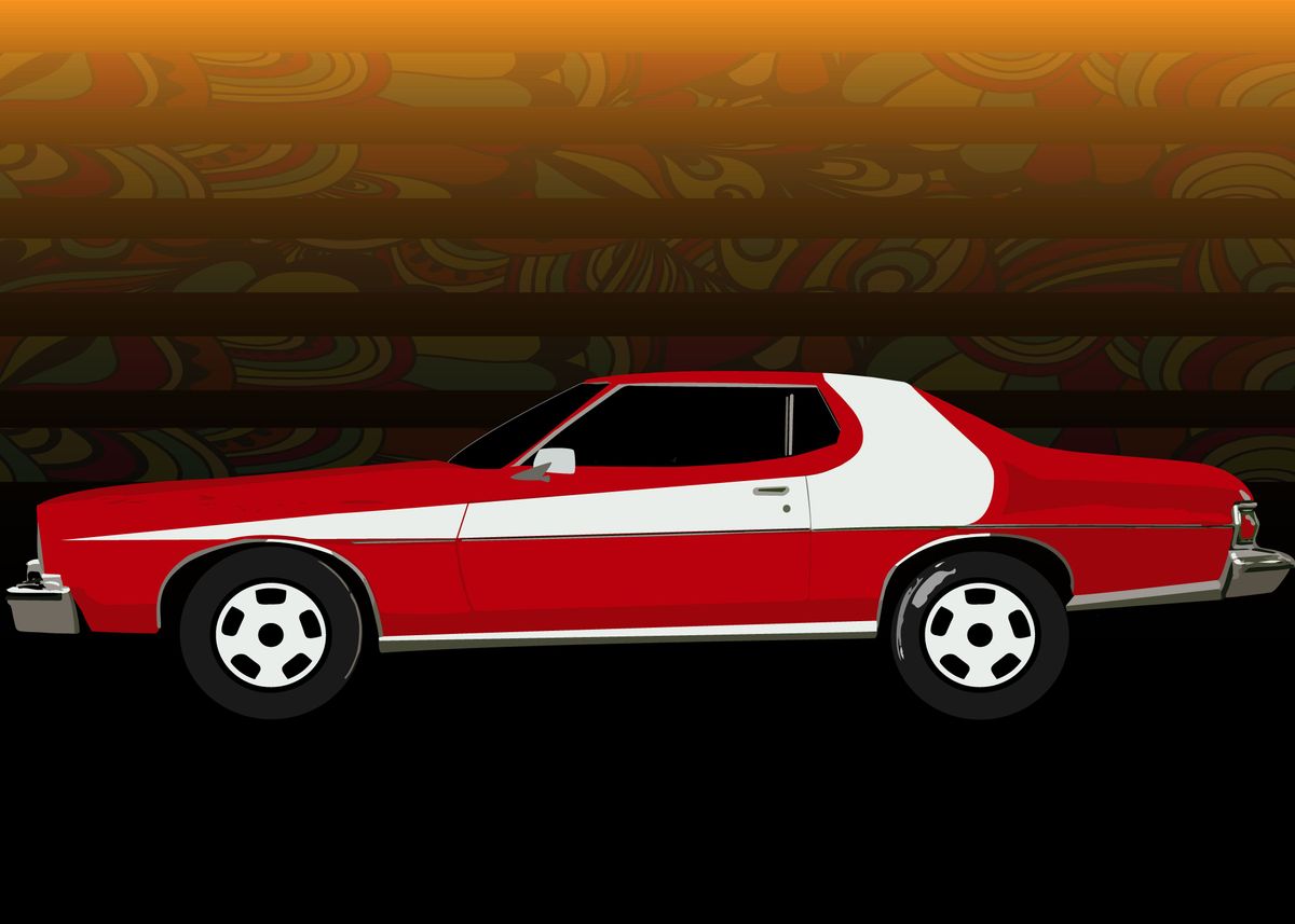 Ford Gran Torino Sport vector drawing