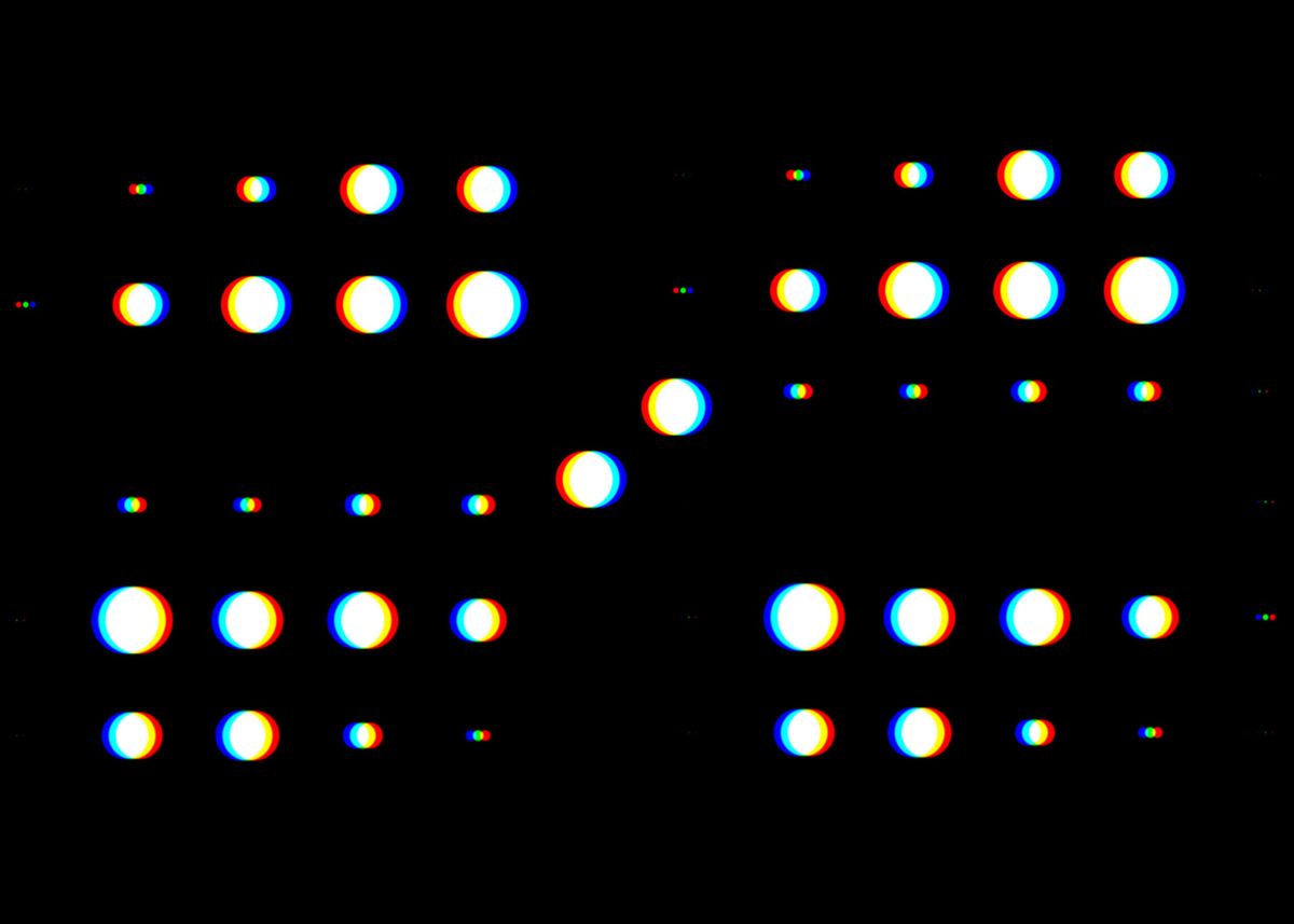 'Dot Matrix ' Poster by Oliver Herlemann Displate