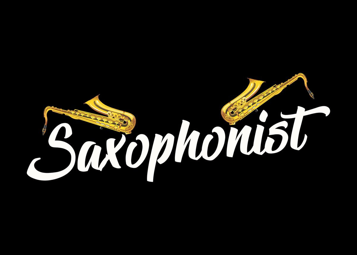 Saxophonist Saxophone Jazz Poster By Designateddesigner Displate