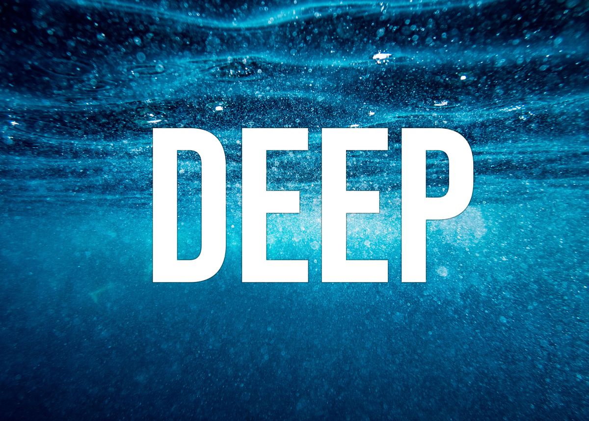 #39 DEEP Beautiful Ocean #39 Poster picture metal print paint by csaron92