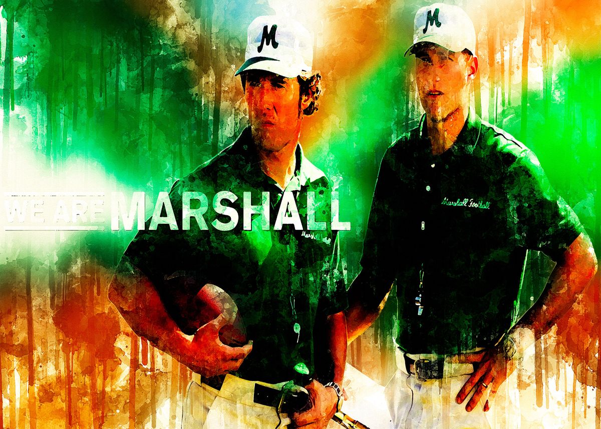 'We are marshall' Poster, picture, metal print, paint by Zain Brookes