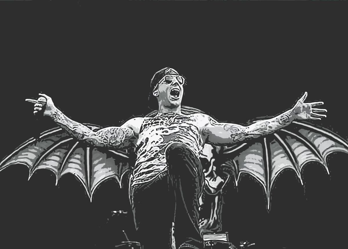 M Shadows Poster Picture Metal Print Paint By Thogi Gio Displate