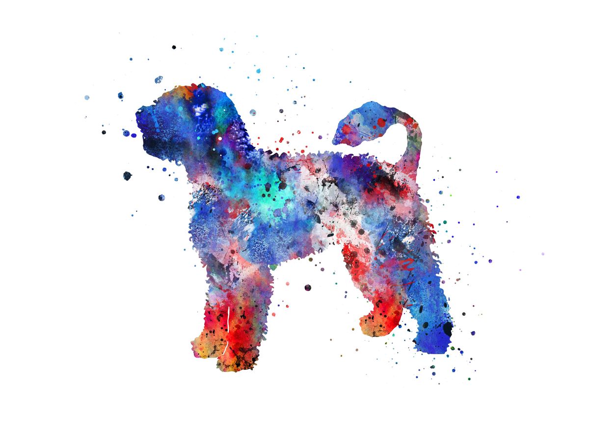 Portuguese Water Dog Poster Picture Metal Print Paint By portuguese-water-dog-poster-picture-metal-print-paint-by