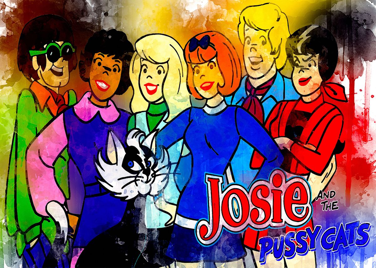 'Josie And The Pussycats' Poster, picture, metal print, paint by ...