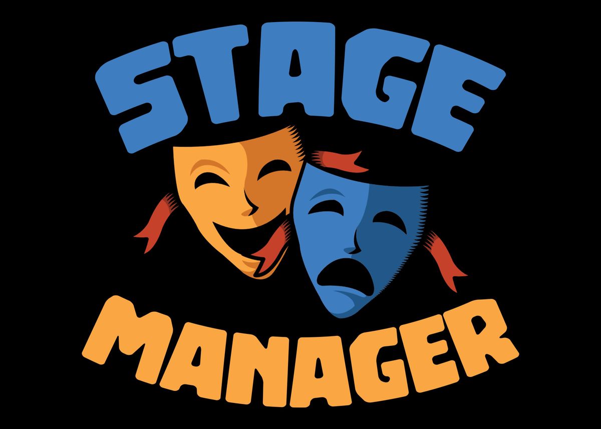 'Stage manager theater' Poster by ankarsdesign Displate