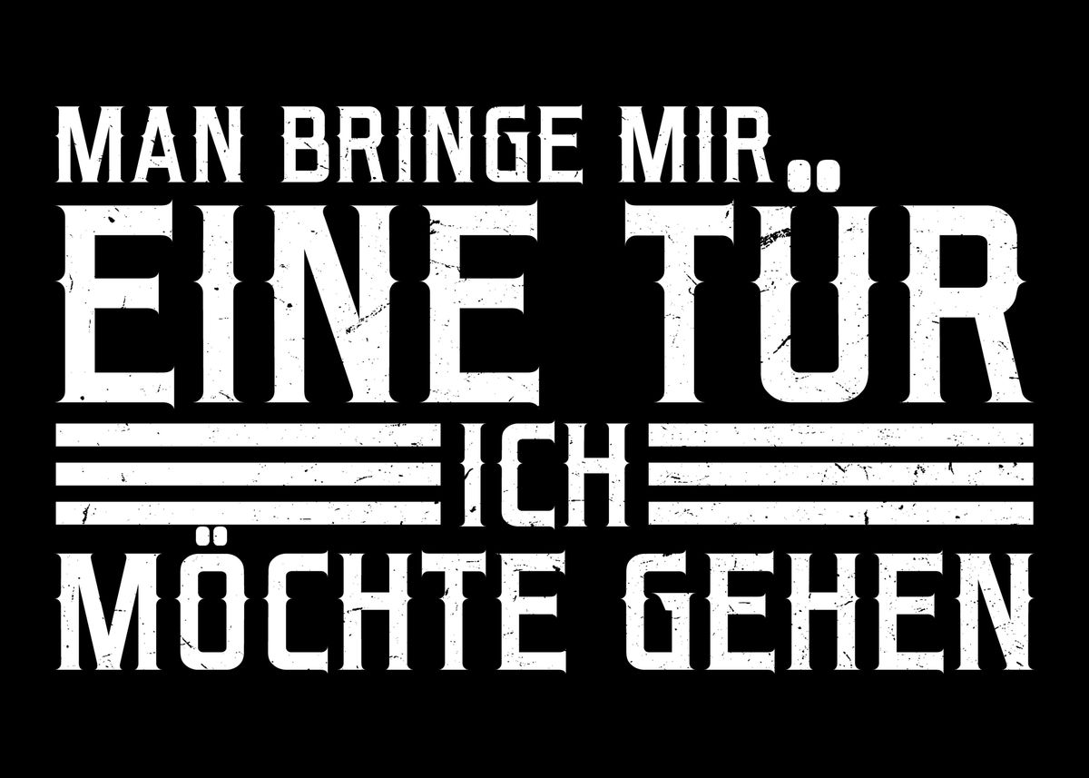 'Sarkastischer Spruch' Poster by Anna Displate