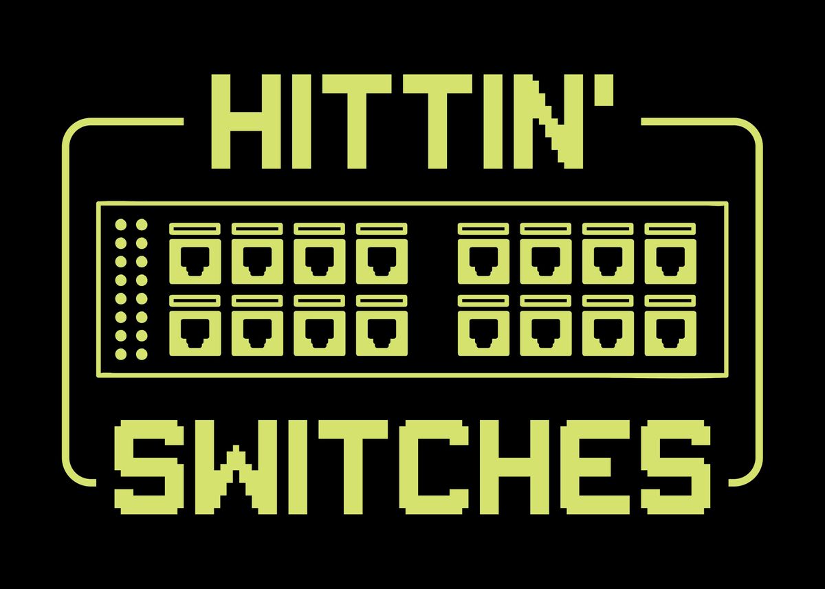 'Hitting Switches For Netwo' Poster by Uwe Seibert Displate