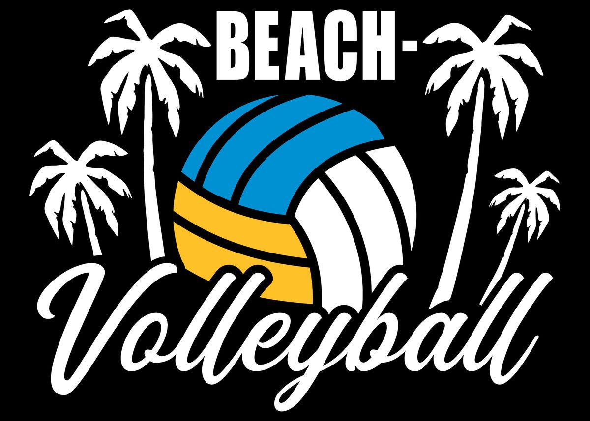 'Beach volleyball' Poster by Designzz Displate