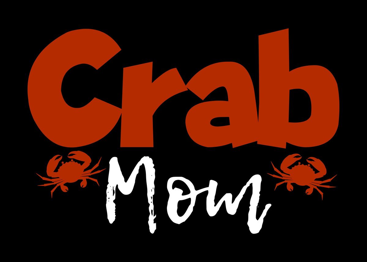 'Crab Mom Moter Crabs' Poster, picture, metal print, paint by ...