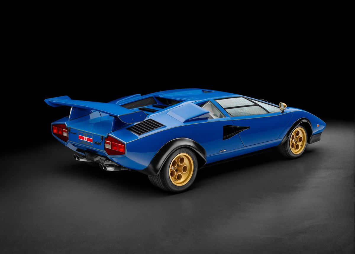 'Lamborghini Countach' Poster by Job Lodders | Displate