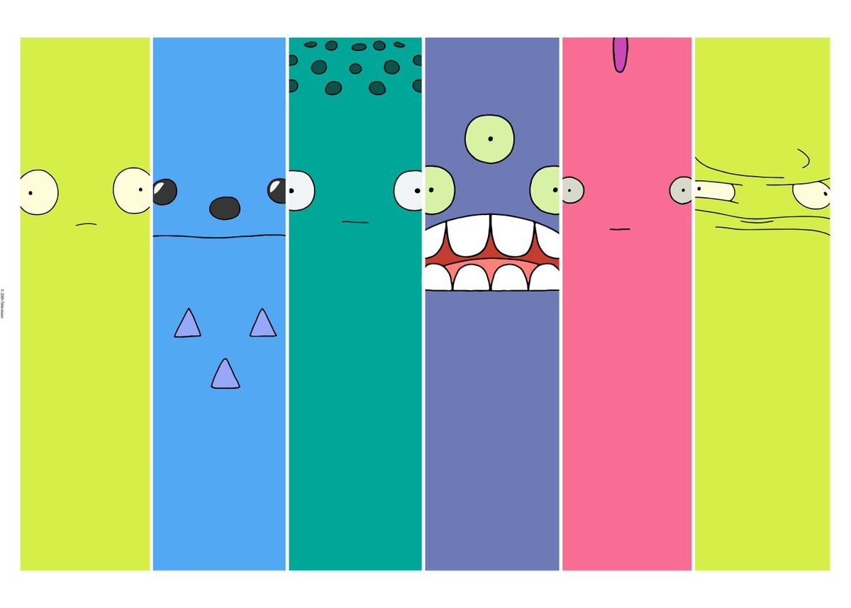 'Kuchi Kopi And Friends' Poster, picture, metal print, paint by Bob's