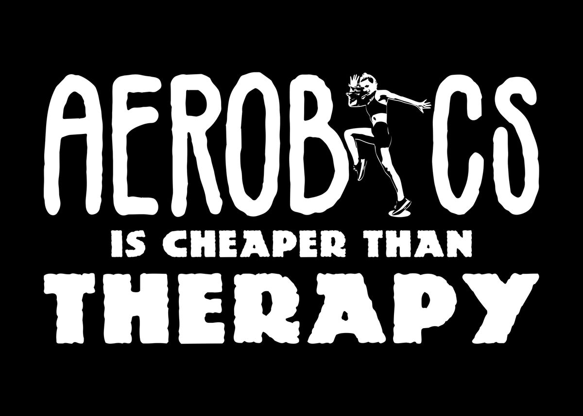 'Aerobics Joke Workout Gym' Poster by DesignatedDesigner Displate