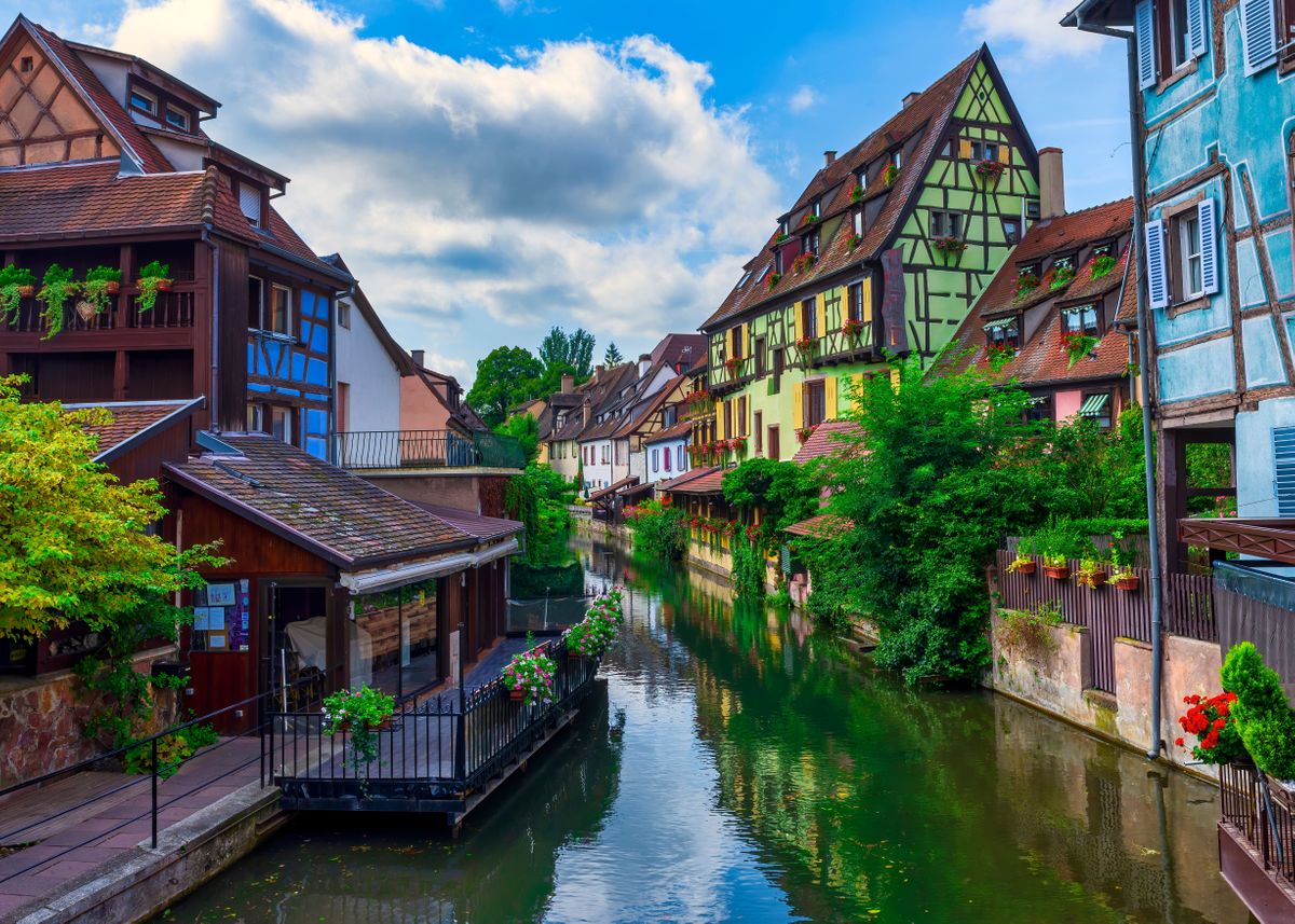 'Colmar France Village Old' Poster, picture, metal print, paint by ...