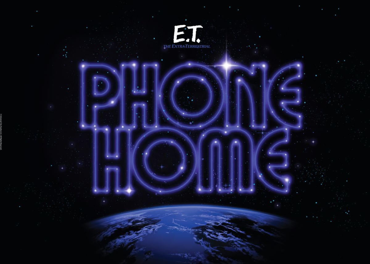 'E.T. Phone Home' Poster, picture, metal print, paint by E.T. Displate