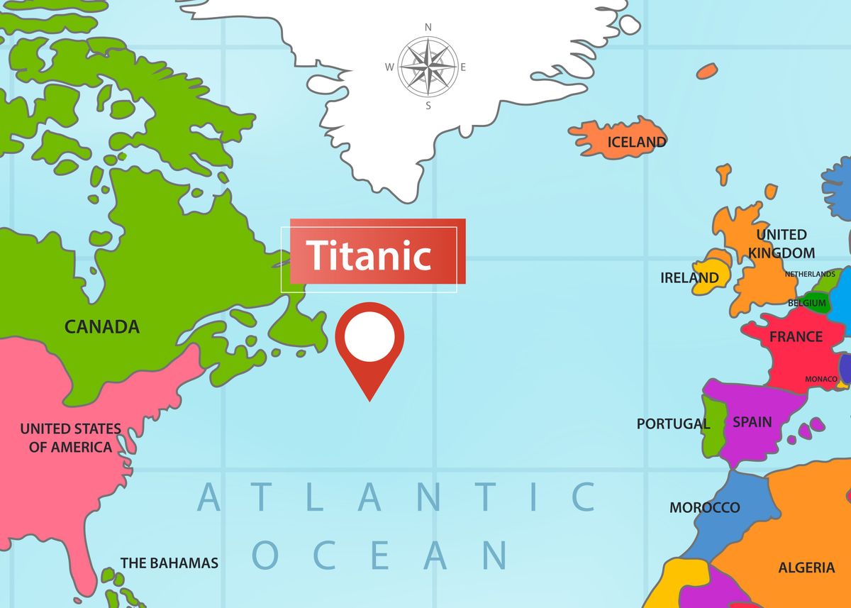 'map location' Poster by dam art Displate