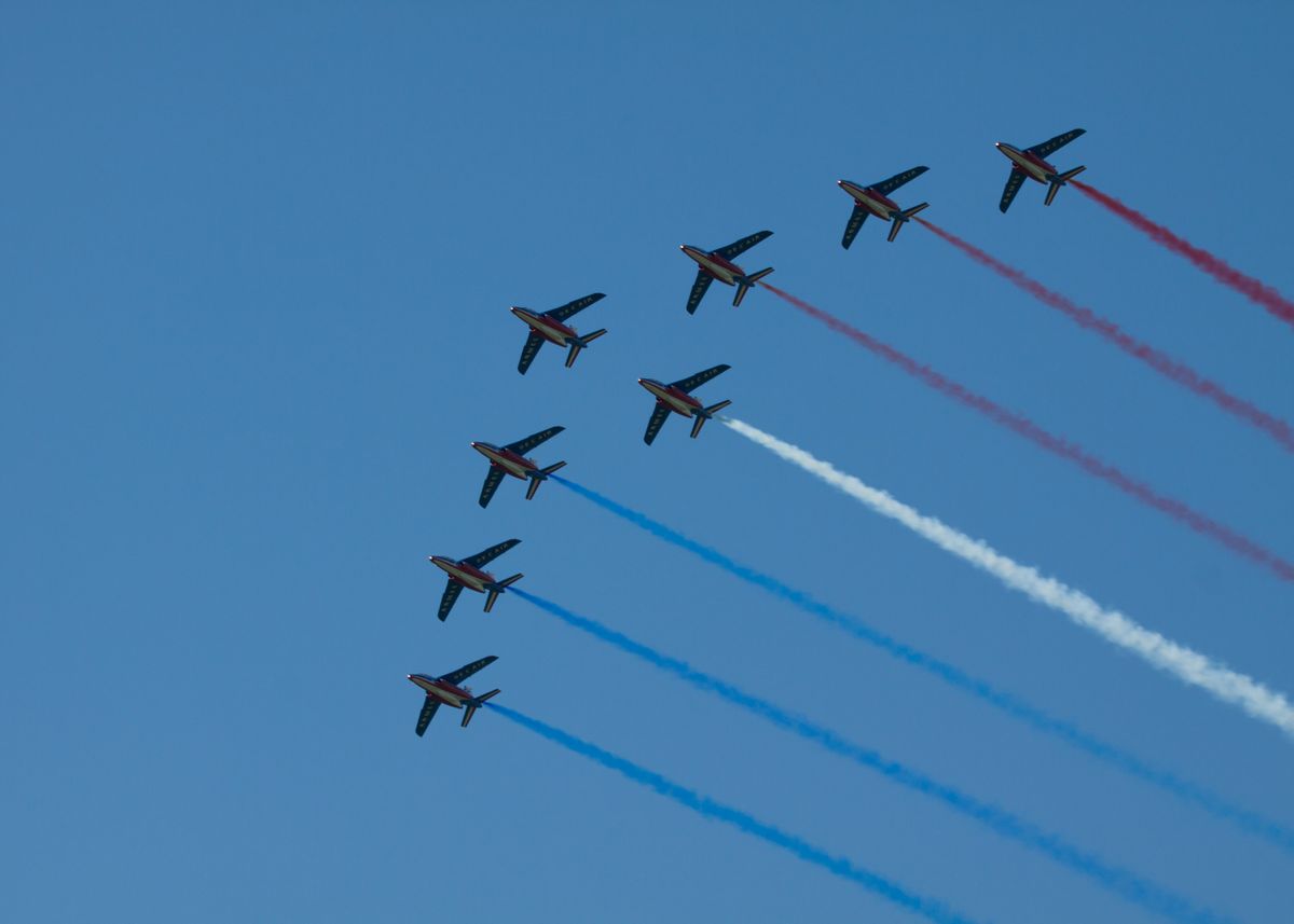 'patrouille de france' Poster, picture, metal print, paint by Kévin ...