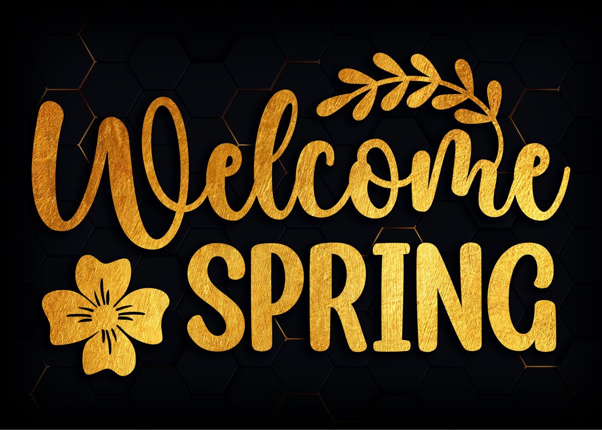 'Welcome spring ' Poster by Denis Siggers | Displate