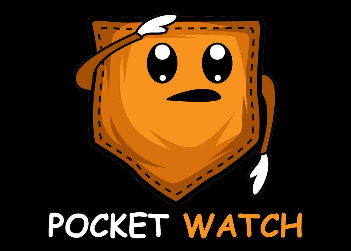 'Pocket Watch Funny Person ' Poster by Powdertoastman Displate