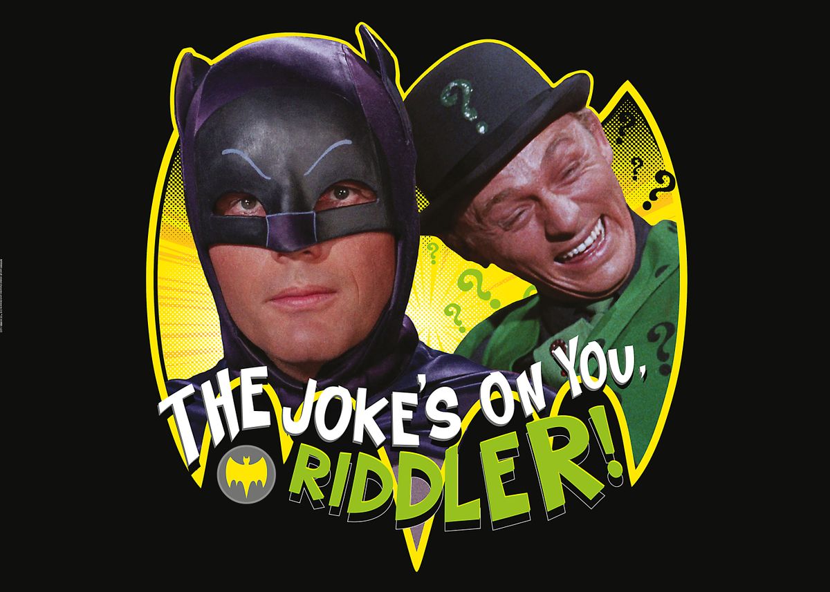 'The Joke's on You. Riddler!' Poster, picture, metal print, paint by DC ...