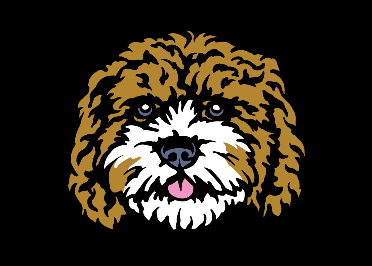 'Cockapoo Cockapoo Owner' Poster, picture, metal print, paint by Mealla ...