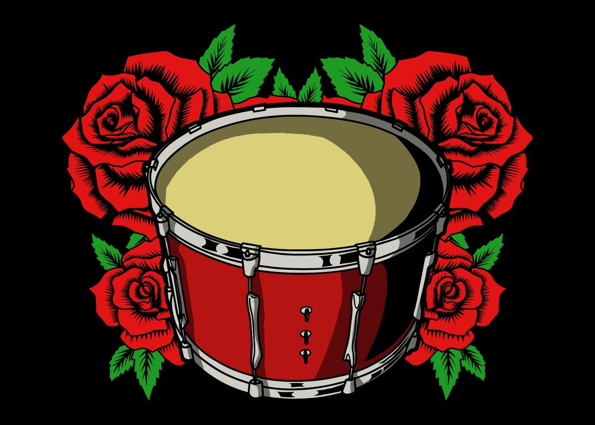 'Marching Band Drumming' Poster by BobbyBubble Displate