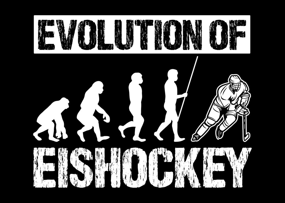 'Evolution Ice Hockey' Poster by professionaldesigns Displate