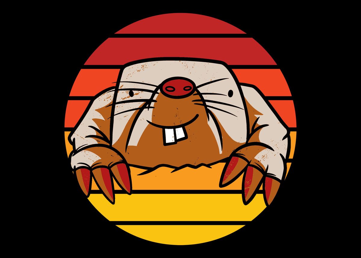 'Funny Naked Mole Rat Ugly ' Poster by Hexor | Displate