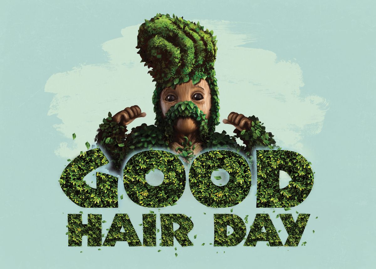 'Good Hair Day' Poster, picture, metal print, paint by Marvel Displate