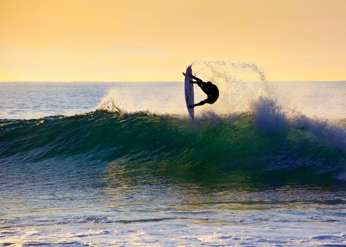 'Jeffreys Bay South Africa' Poster, picture, metal print, paint by Paul ...