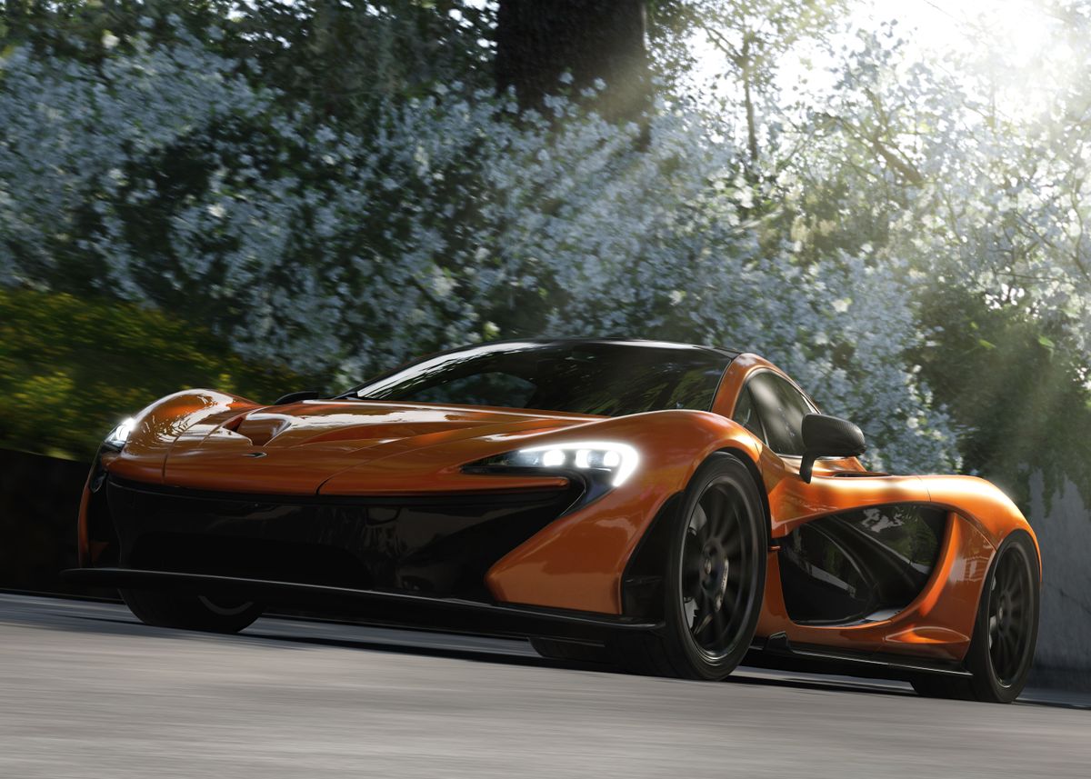 Orange Mclaren 600lt Forza Poster By Lcw17 Displate 8226