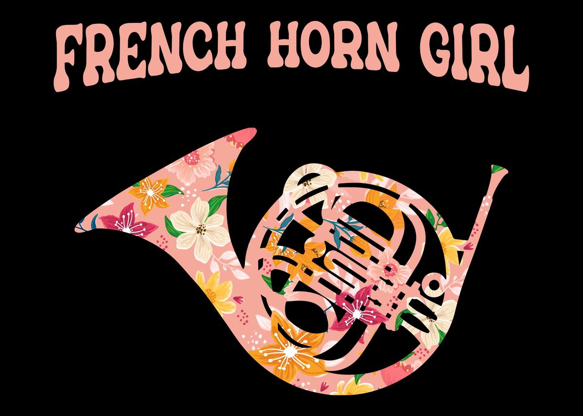 'French Horn Marching Band' Poster by CrazySquirrel Displate