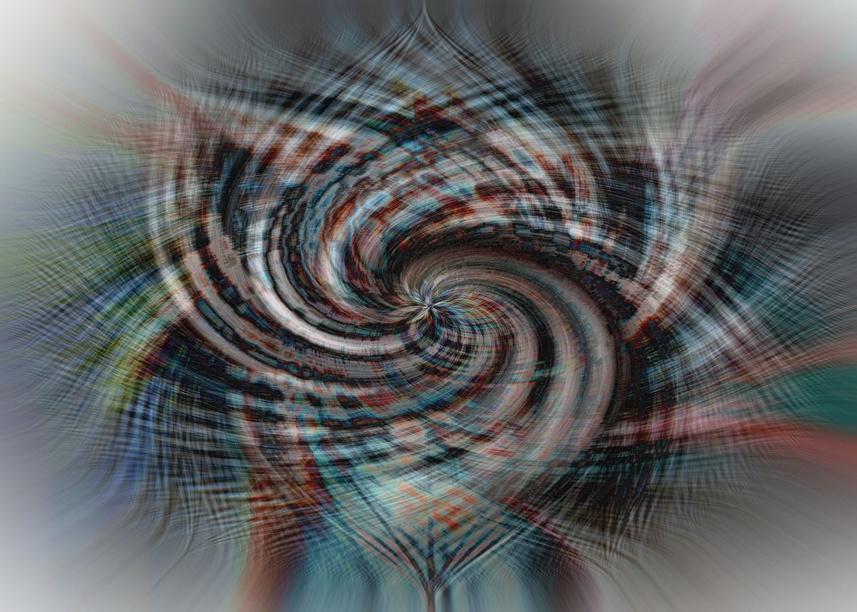 'Twirl 8' Poster, picture, metal print, paint by Christiane Calmbacher ...