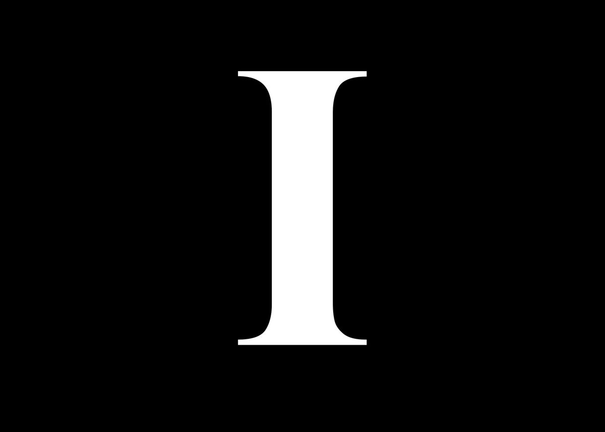 'I' Poster by The Diamond | Displate