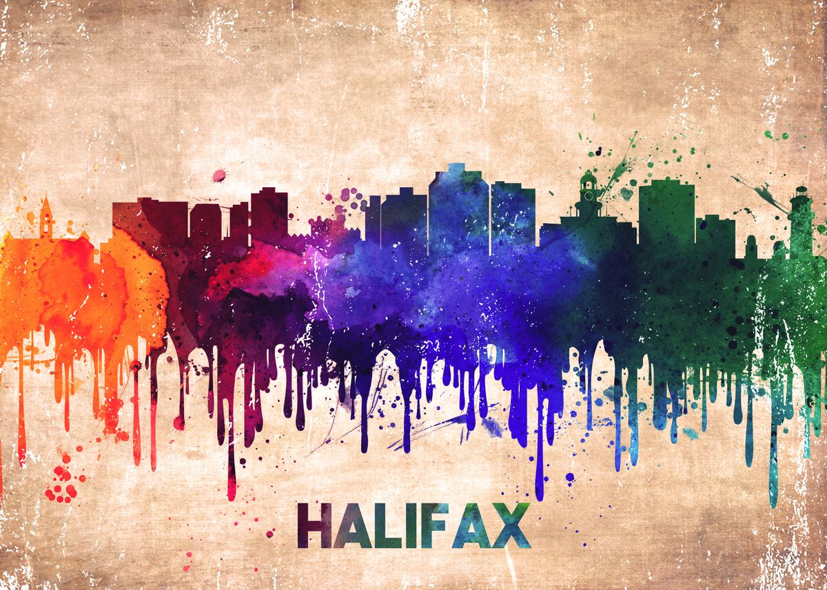 'Halifax' Poster by Van Zelman Displate