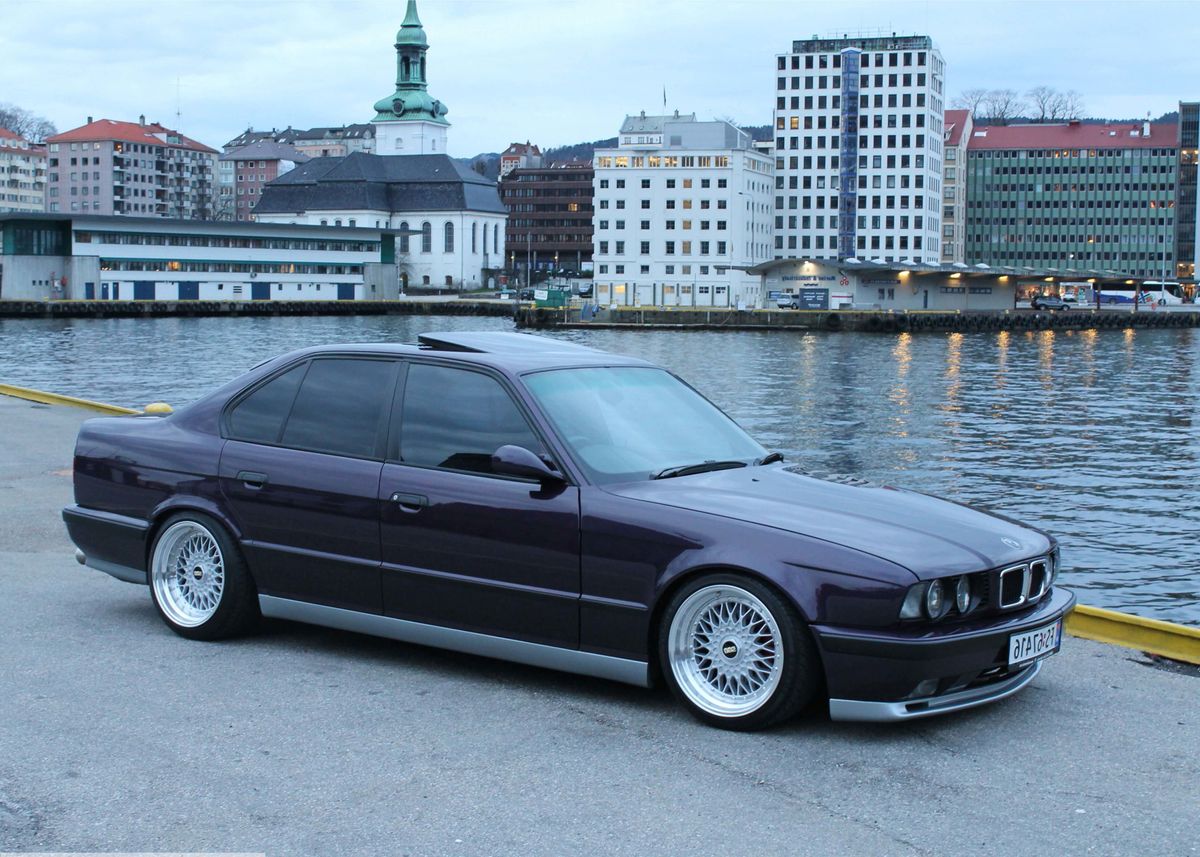 E34 Poster BMW M5 Digital Download E34 Wall Art Auto Poster Kunst Druck 