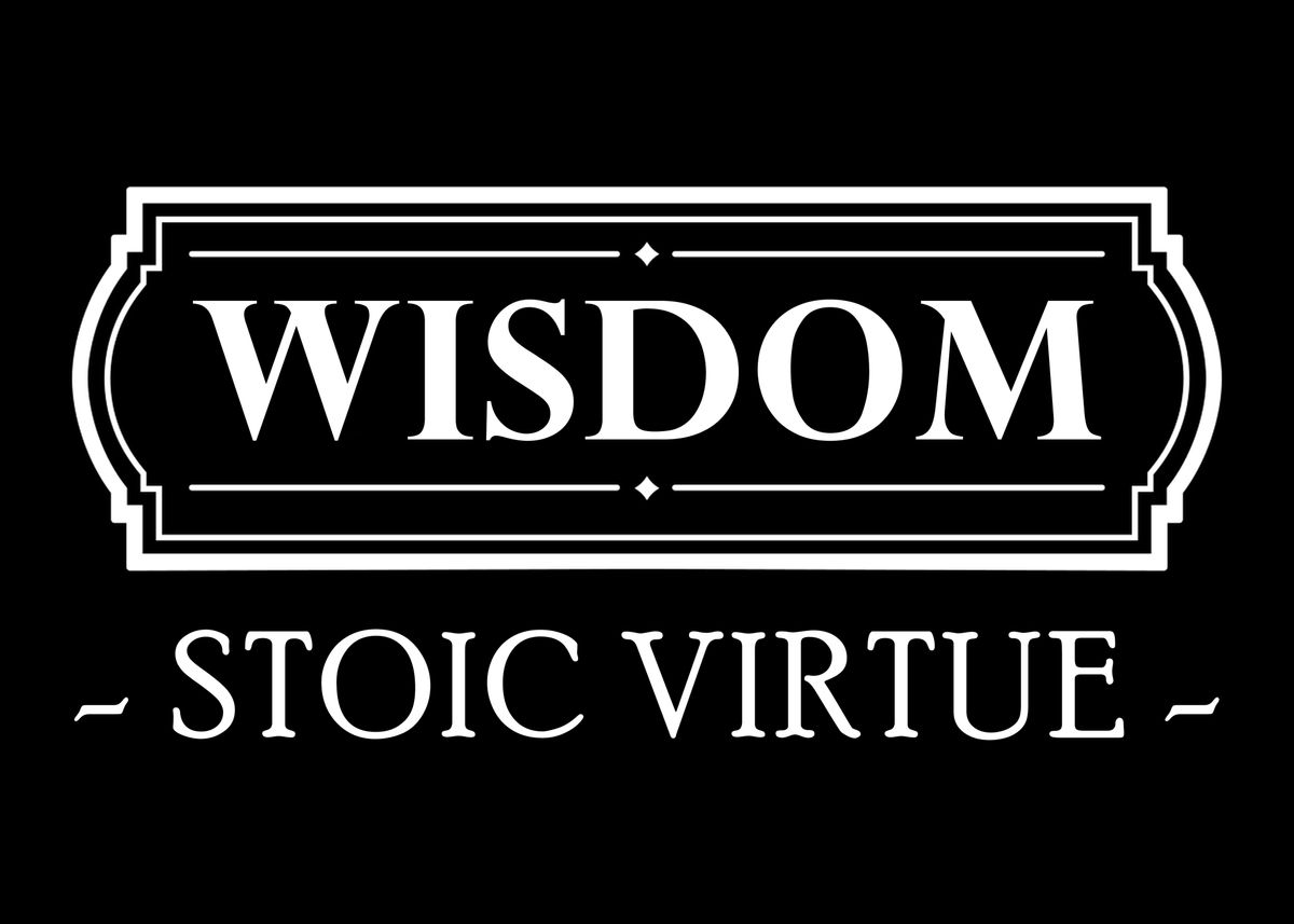 Stoic Four Virtues Philosophy Ring the Cardinal Virtues of 
