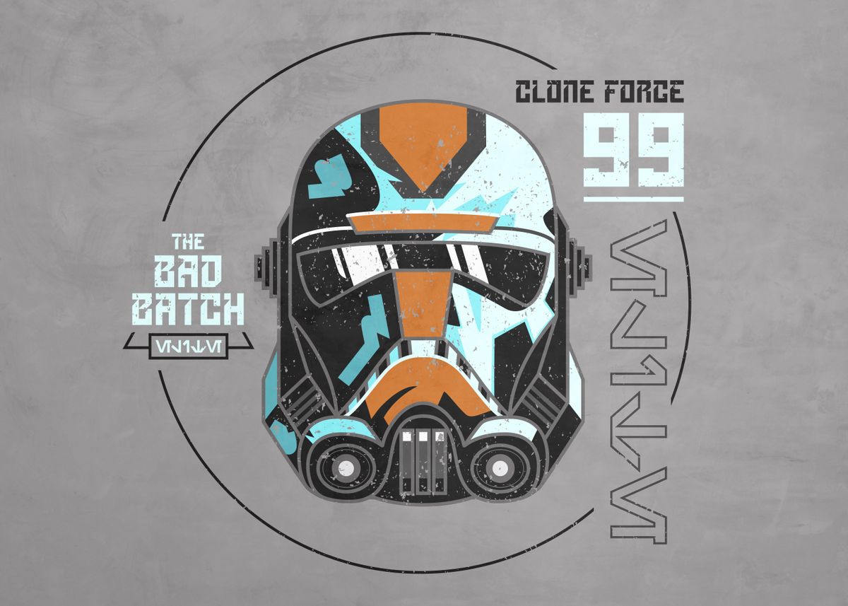 Clone Force 99 Star Wars Paint By Numbers