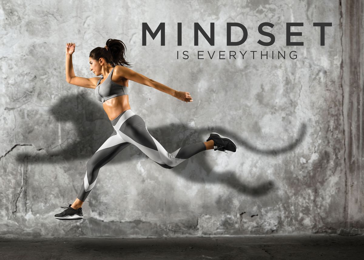 'Mindset Is Everything Run' Poster by CHAN Displate