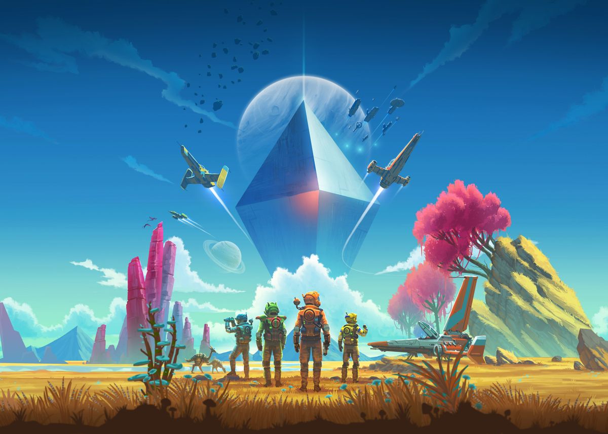 'No Mans Sky' Poster, picture, metal print, paint by Misya Vad | Displate