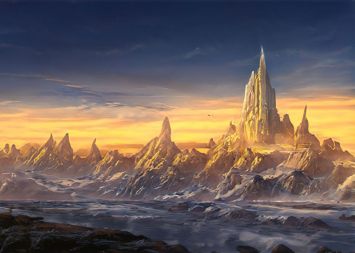 The Lord of the Rings - Minas Tirith art.