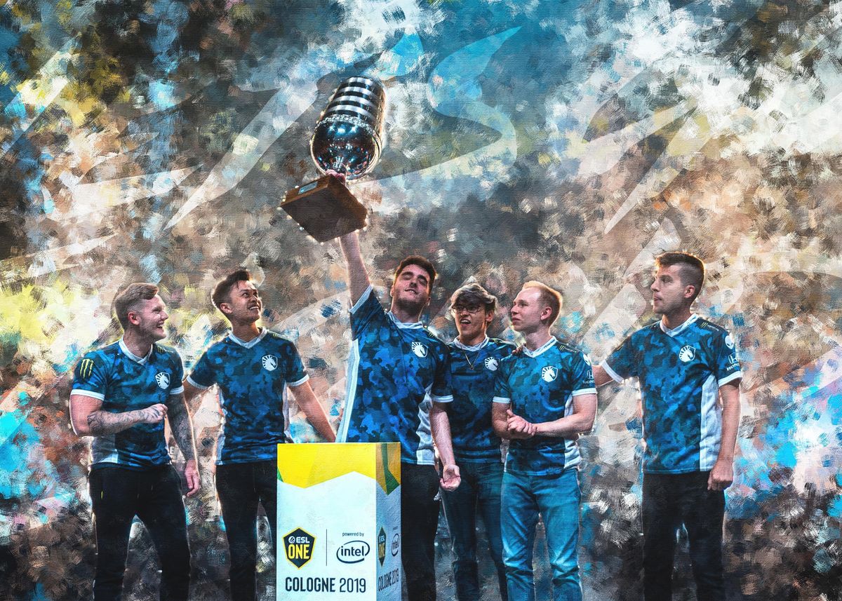 'CSGO Grandslam Win 2019' Poster, picture, metal print, paint by Team ...