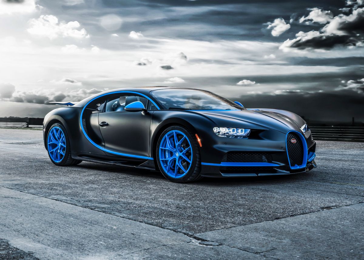 'bugatti Chiron' Poster By Monster Car 