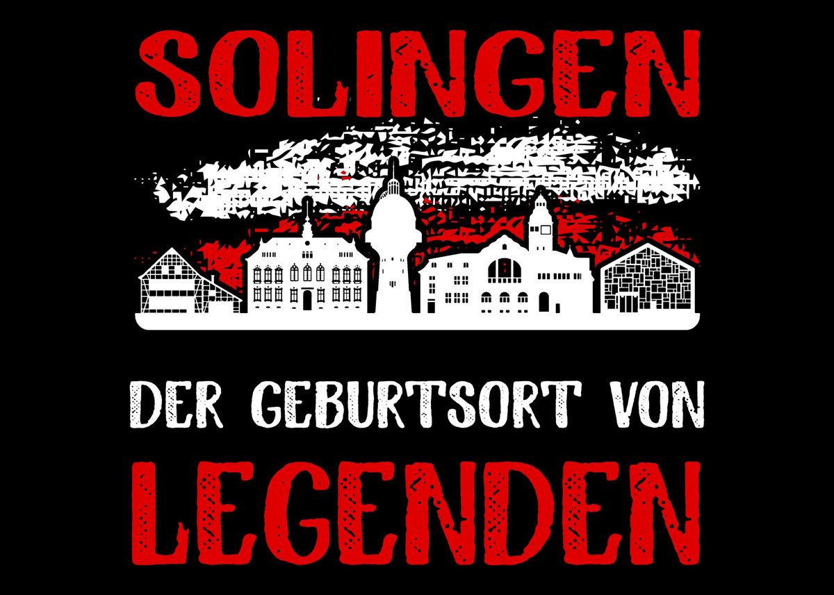 'Solingen Germany' Poster, picture, metal print, paint by Hexor | Displate