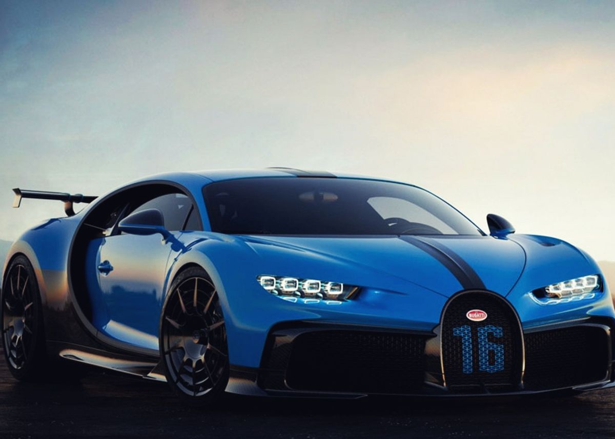 'Bugatti ' Poster, picture, metal print, paint by Wolf Einstein | Displate